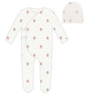 Floral Dot Collection Footie & Hat