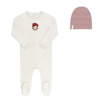 French Terry Boy/Girl Footie & Beanie