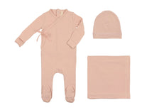 Brushed Cotton Wrapover Layette Set