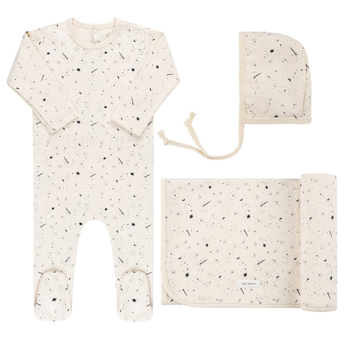 Brushed Cotton Celestial Layette Set
