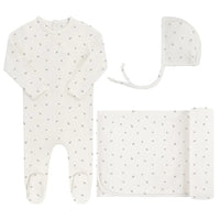 Floral Leaf Layette Set