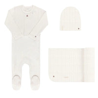 Squiggle Pointelle Layette Set