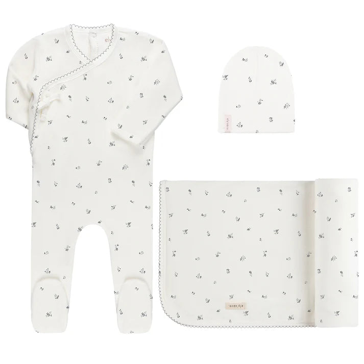 Velour Cluster Layette Set