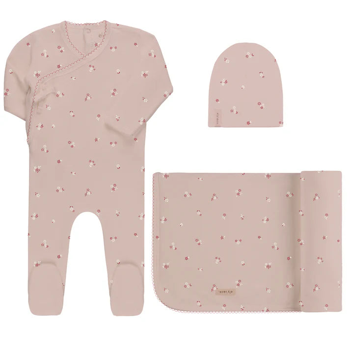 Velour Cluster Layette Set