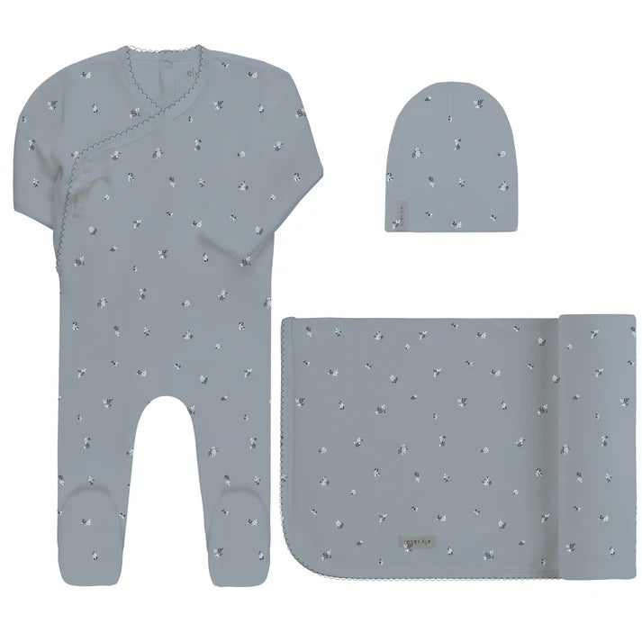 Velour Cluster Layette Set