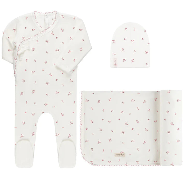 Velour Cluster Layette Set