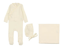 Pinpoint Wrapover Layette Set