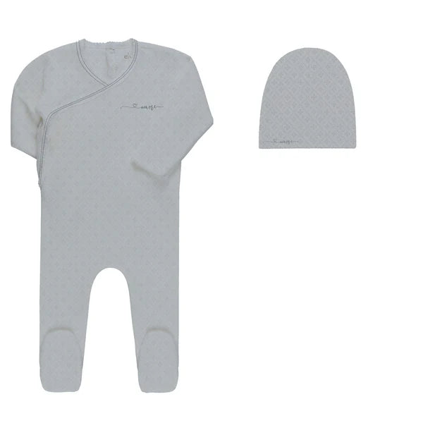 Organic Armor Pointelle Footie & Hat