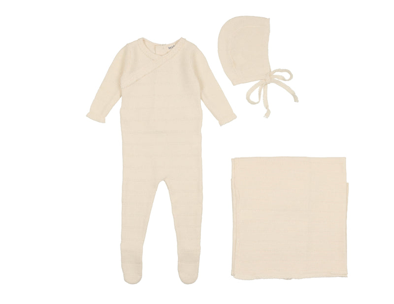 Pointelle Knit Collection Layette Set