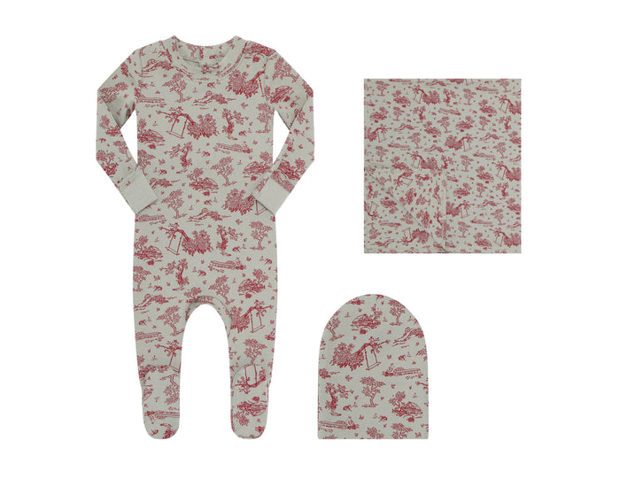 Toile Layette Set