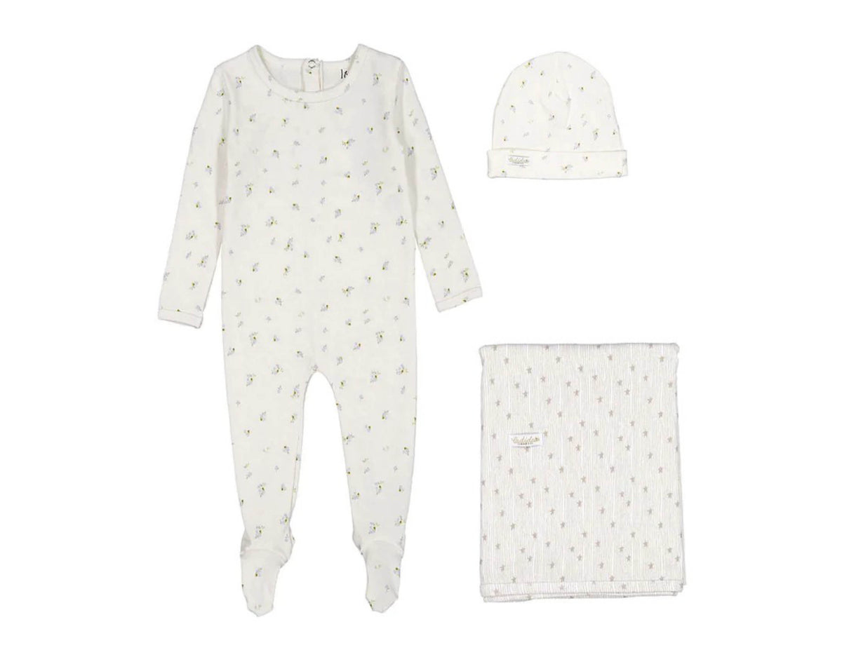 Tan Star Layette Set