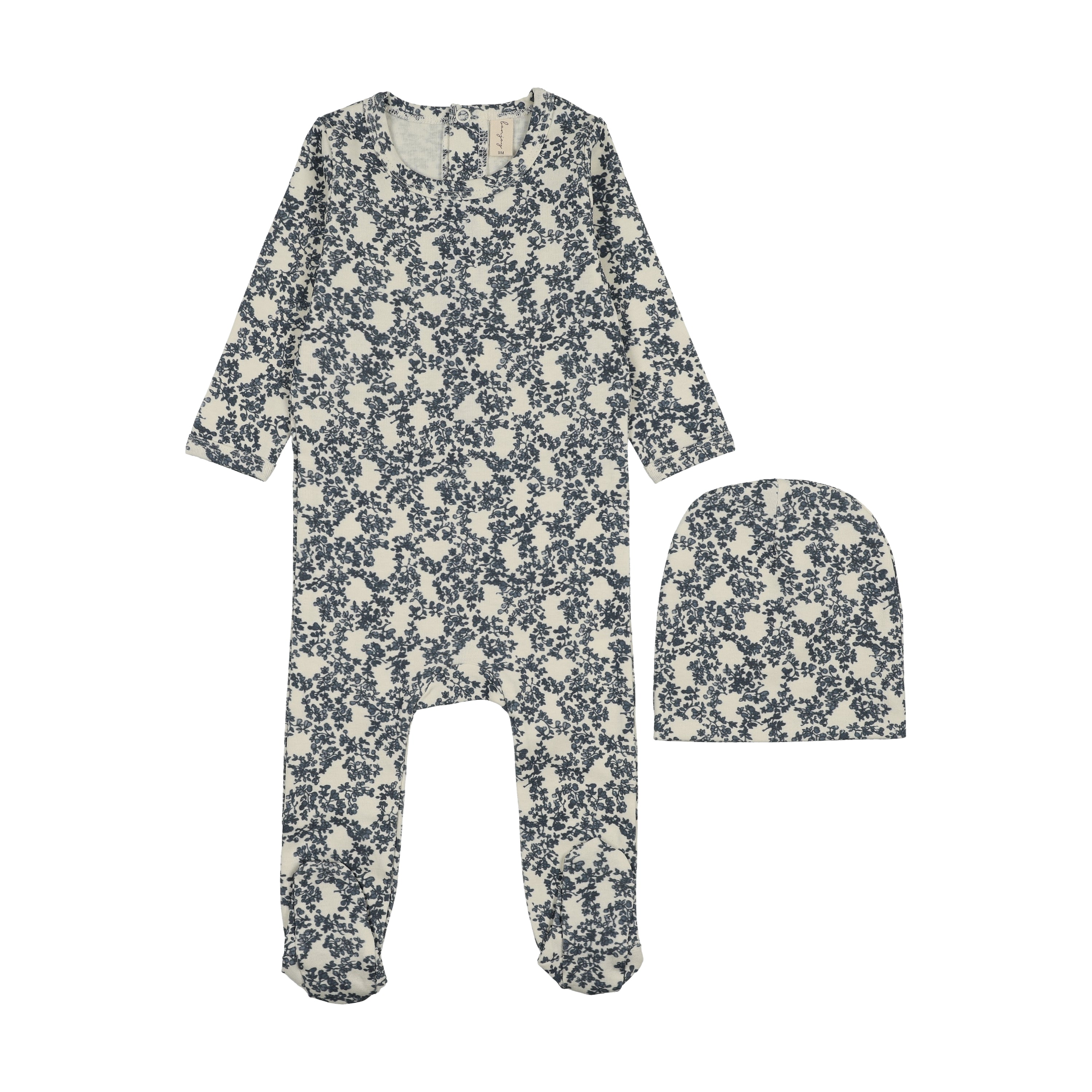 Abstract Vine Footie & Hat