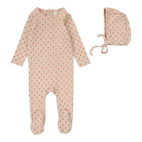 Ballard Print Footie & Hat
