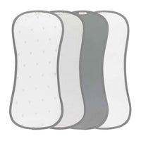 4 Pack Jersey Burp Cloths