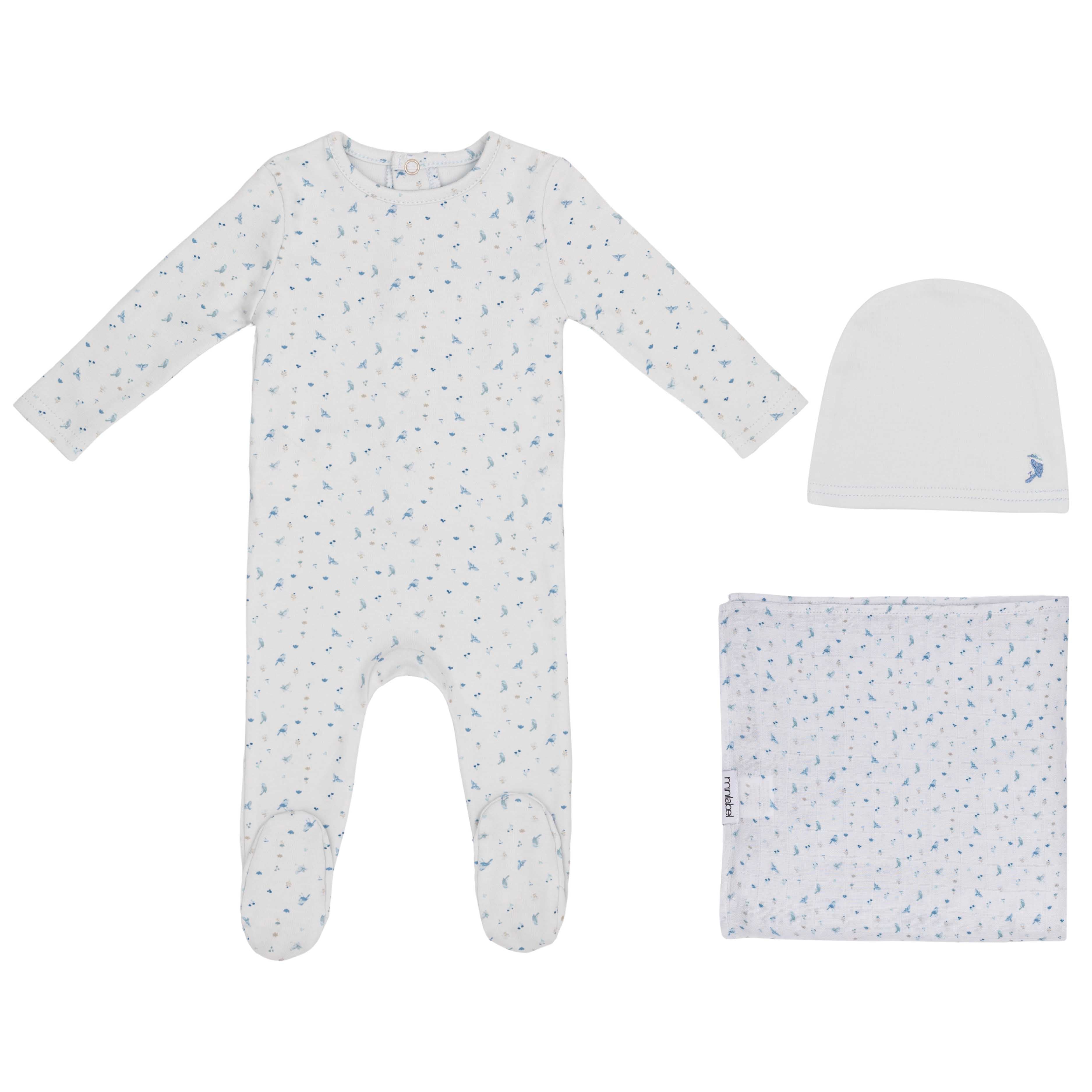 Butterfly/Bird Over Layette Set