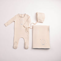 Botanical Crest Layette Set
