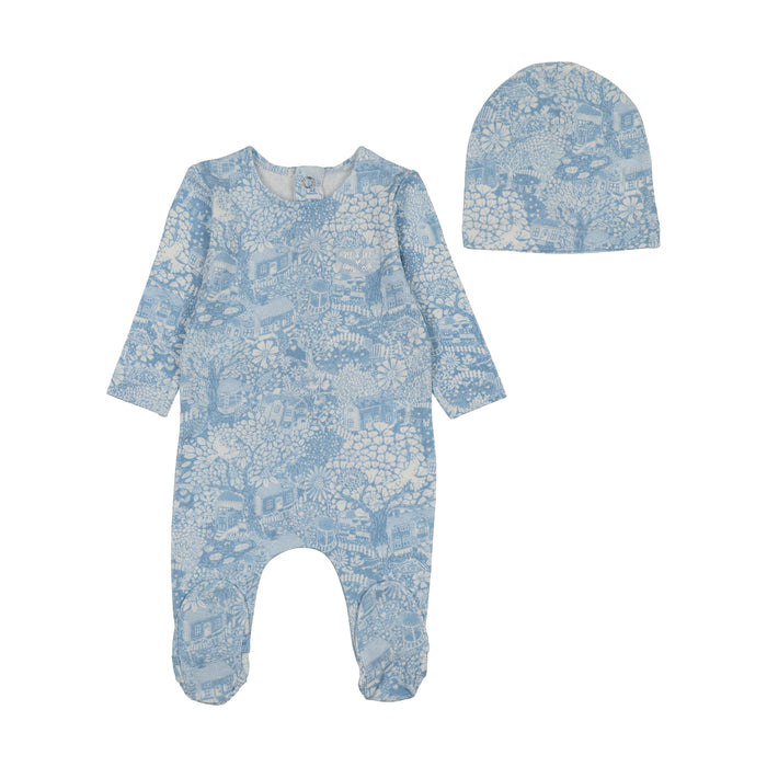 Botanical Footie & Beanie