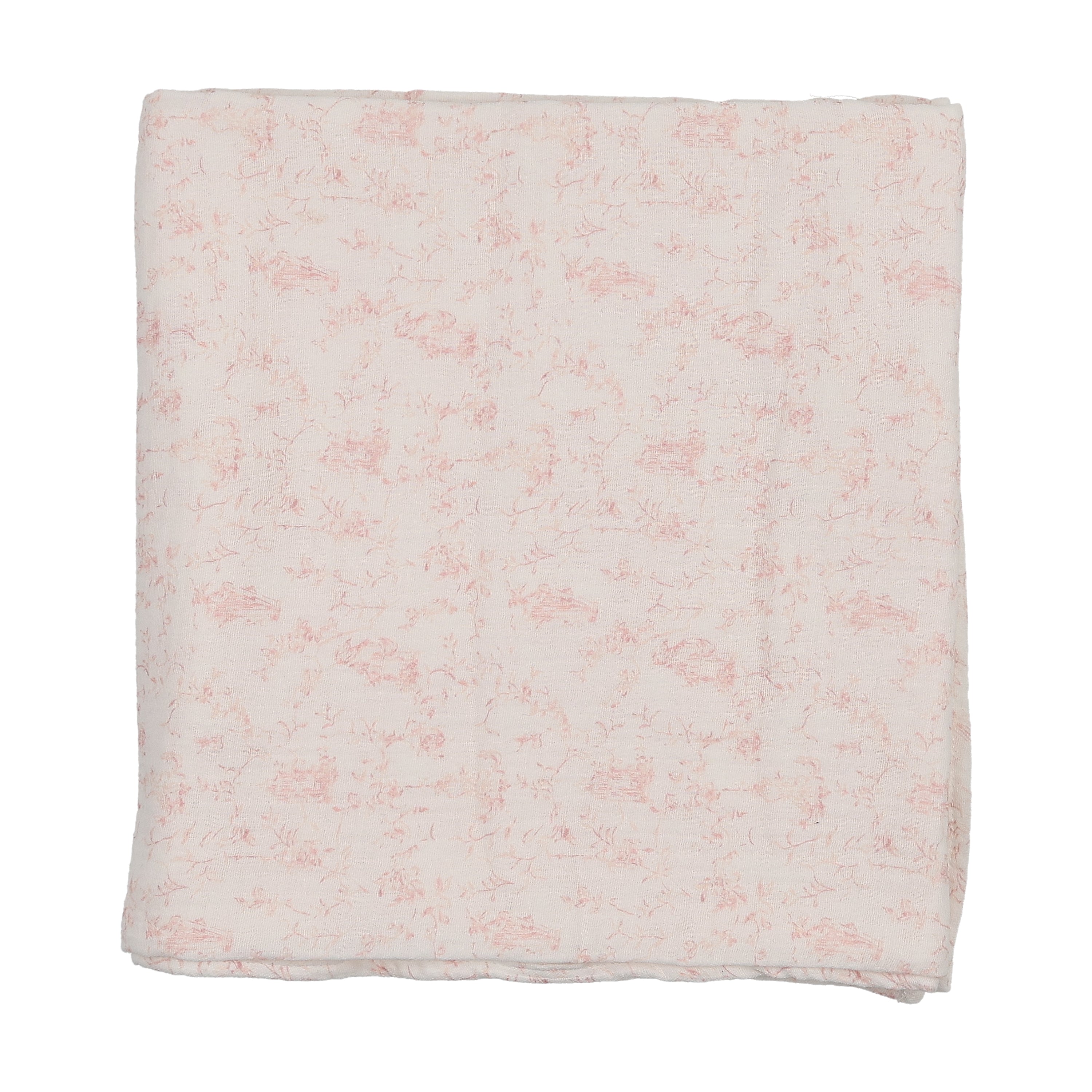 Birdcage Toile Swaddle Blanket