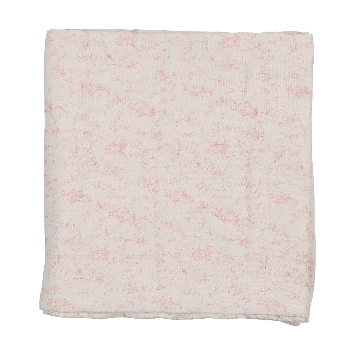 Birdcage Toile Swaddle Blanket