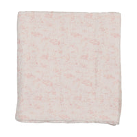 Birdcage Toile Swaddle Blanket