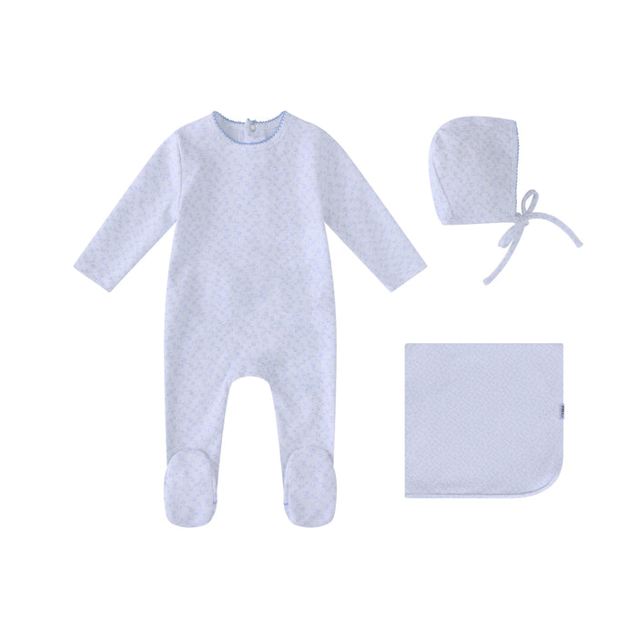 All Over Floral Layette Set