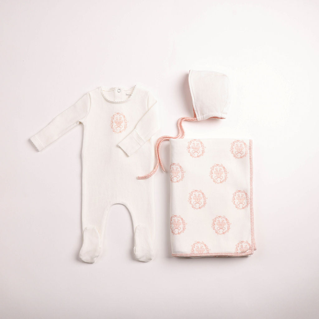 Butterfly Motif Layette Set