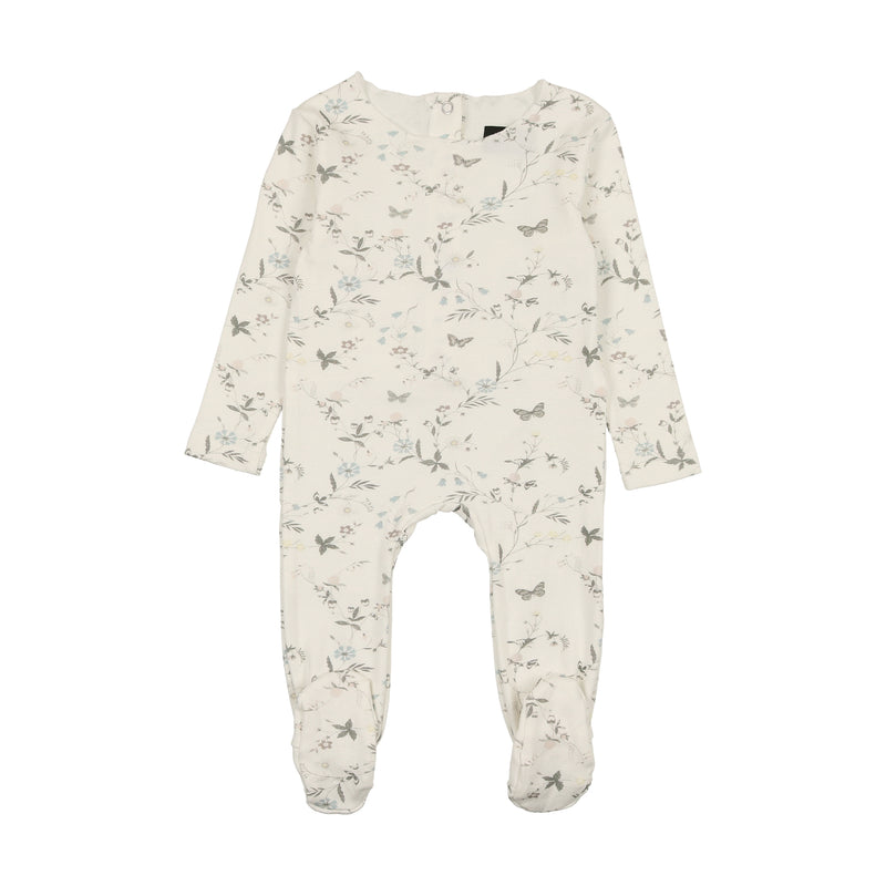 Whimsical Floral Footie