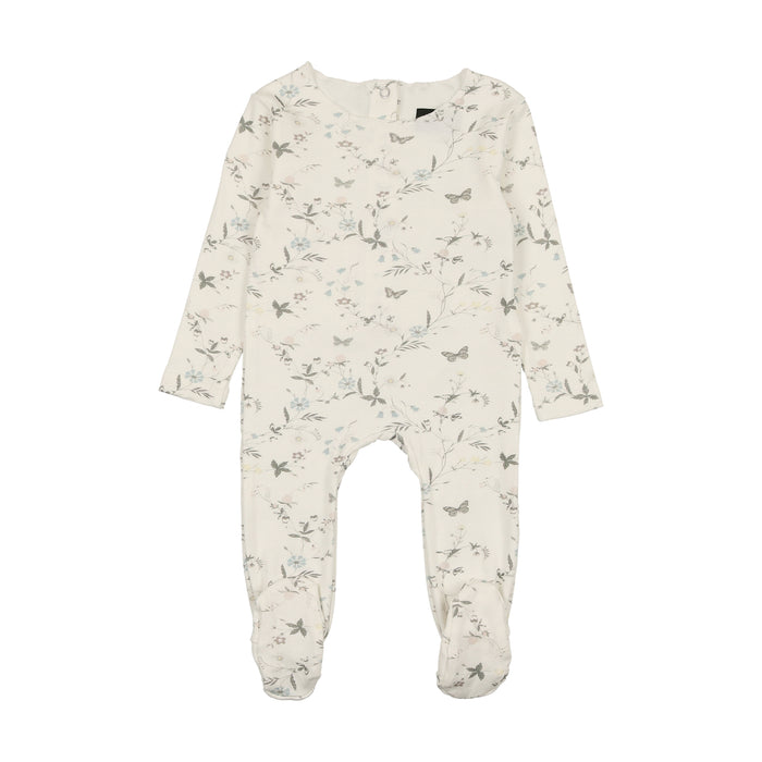 Whimsical Floral Footie