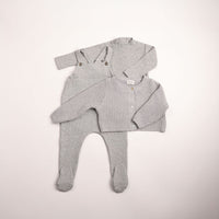 Chenille Cardigan Overall