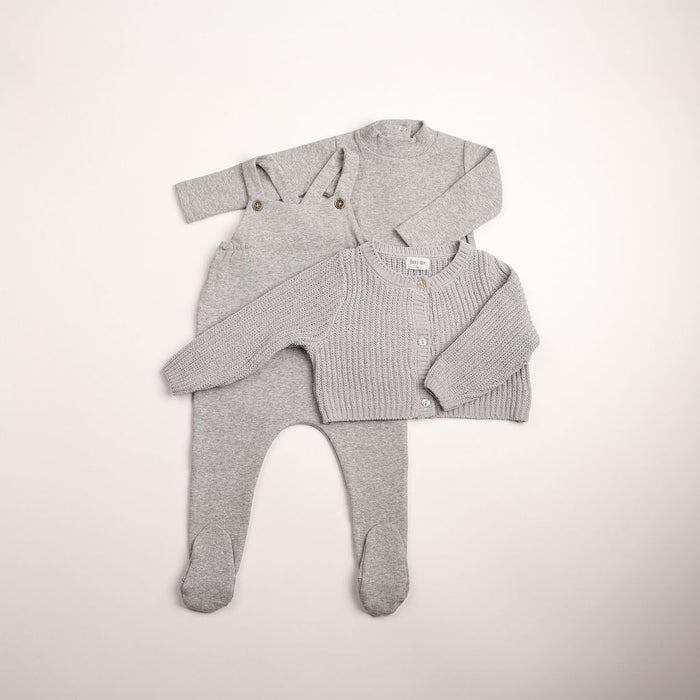 Chenille Cardigan Overall