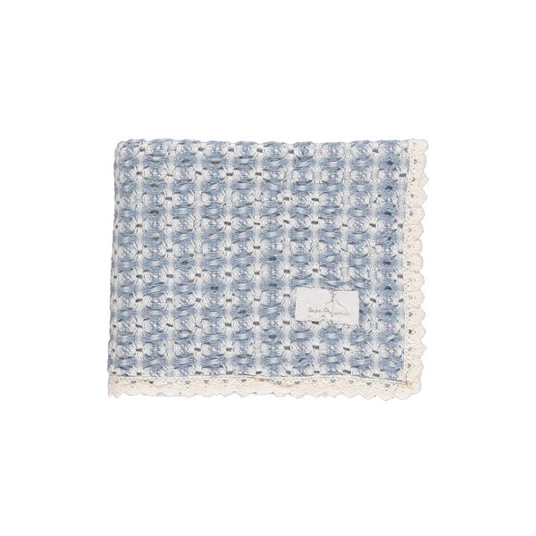 Bebe Organic Crochet Retro Blanket