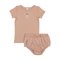 Embroidered Bloomers Set