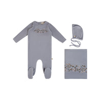 Embroidered Garden Layette Set