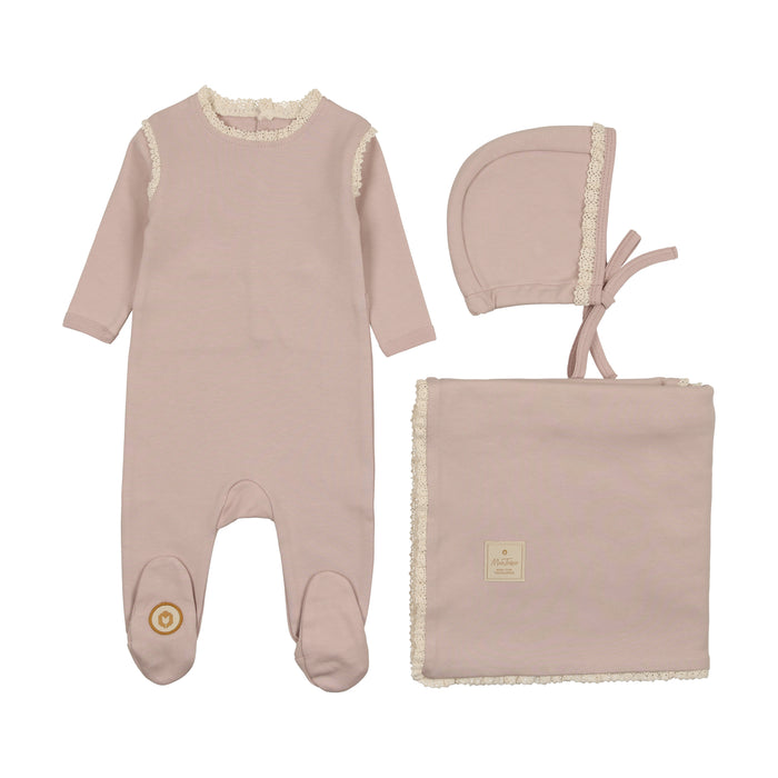 Elegant Trim Layette Set