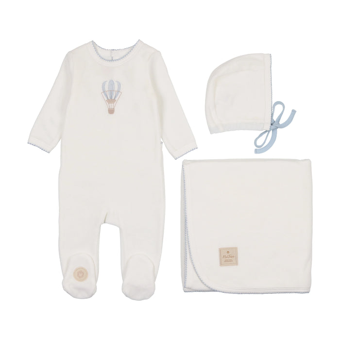 Embroidered Balloon Layette Set
