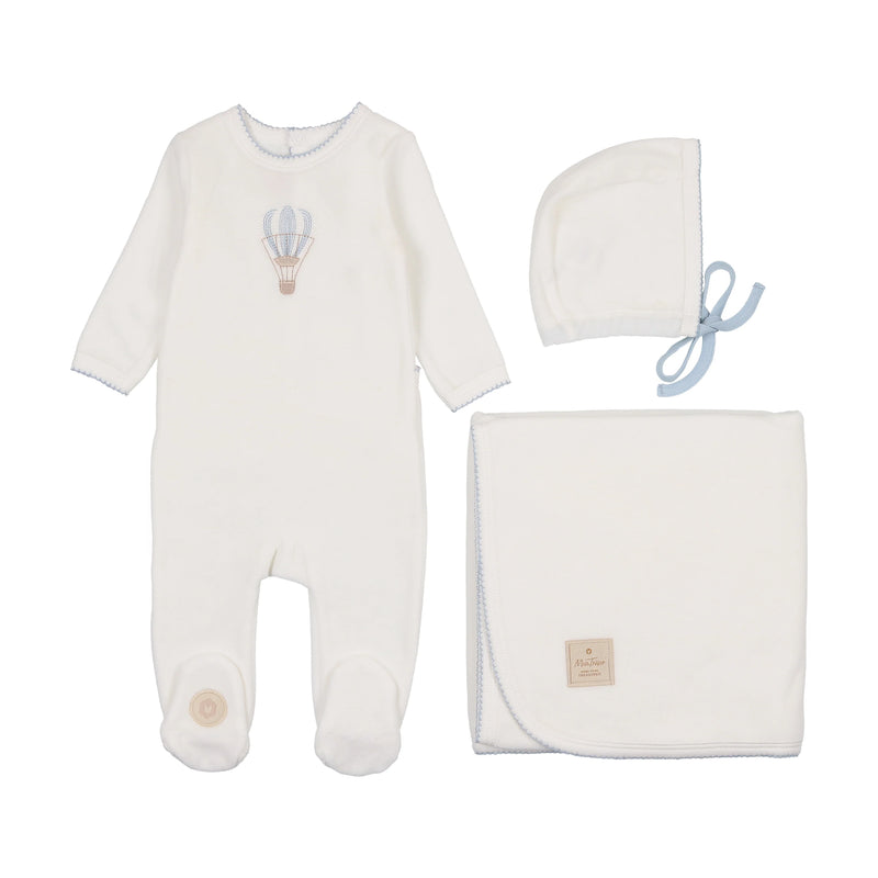 Embroidered Balloon Layette Set