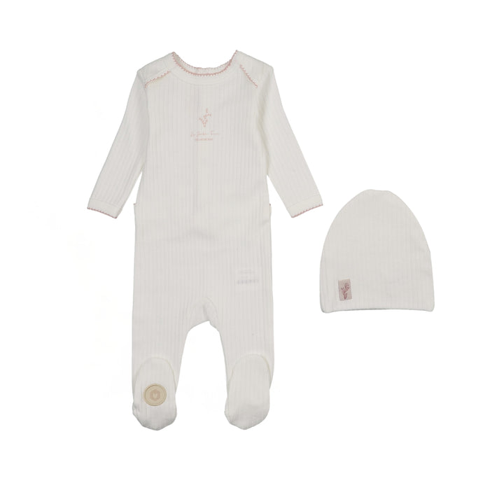 Floral Signature Footie & Hat
