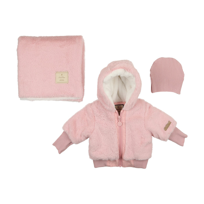 Fur Get Me Not Jacket Layette Set