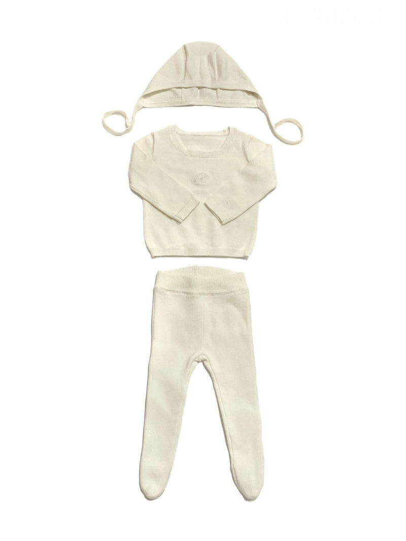 Classic Knit Outfit & Blanket Set