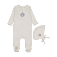 Geo Floral Footie & Hat