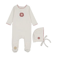 Geo Floral Footie & Hat