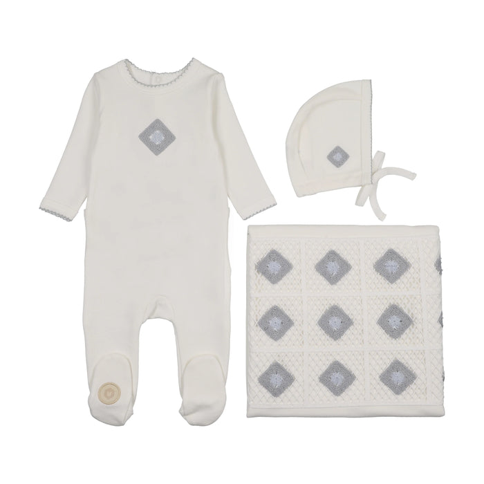 Geo Floral Layette Set