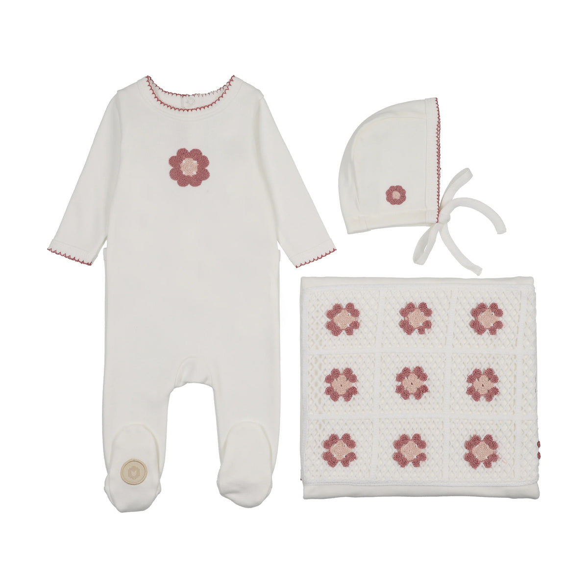 Geo Floral Layette Set