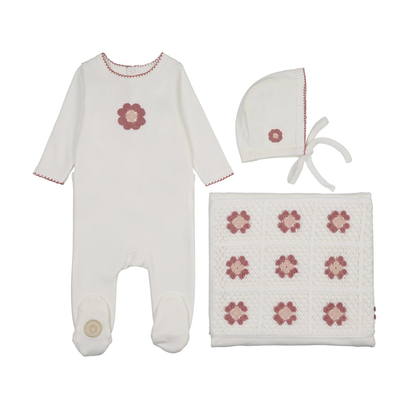Geo Floral Layette Set