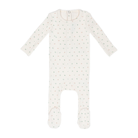Ivory Petal Pointelle Footie