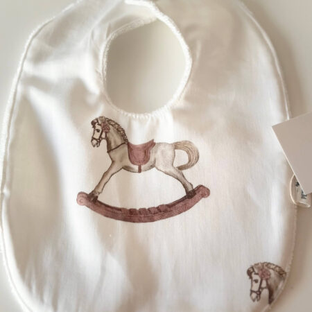 Petit Laure Rocking Horse Baby Bib