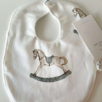 Petit Laure Rocking Horse Baby Bib