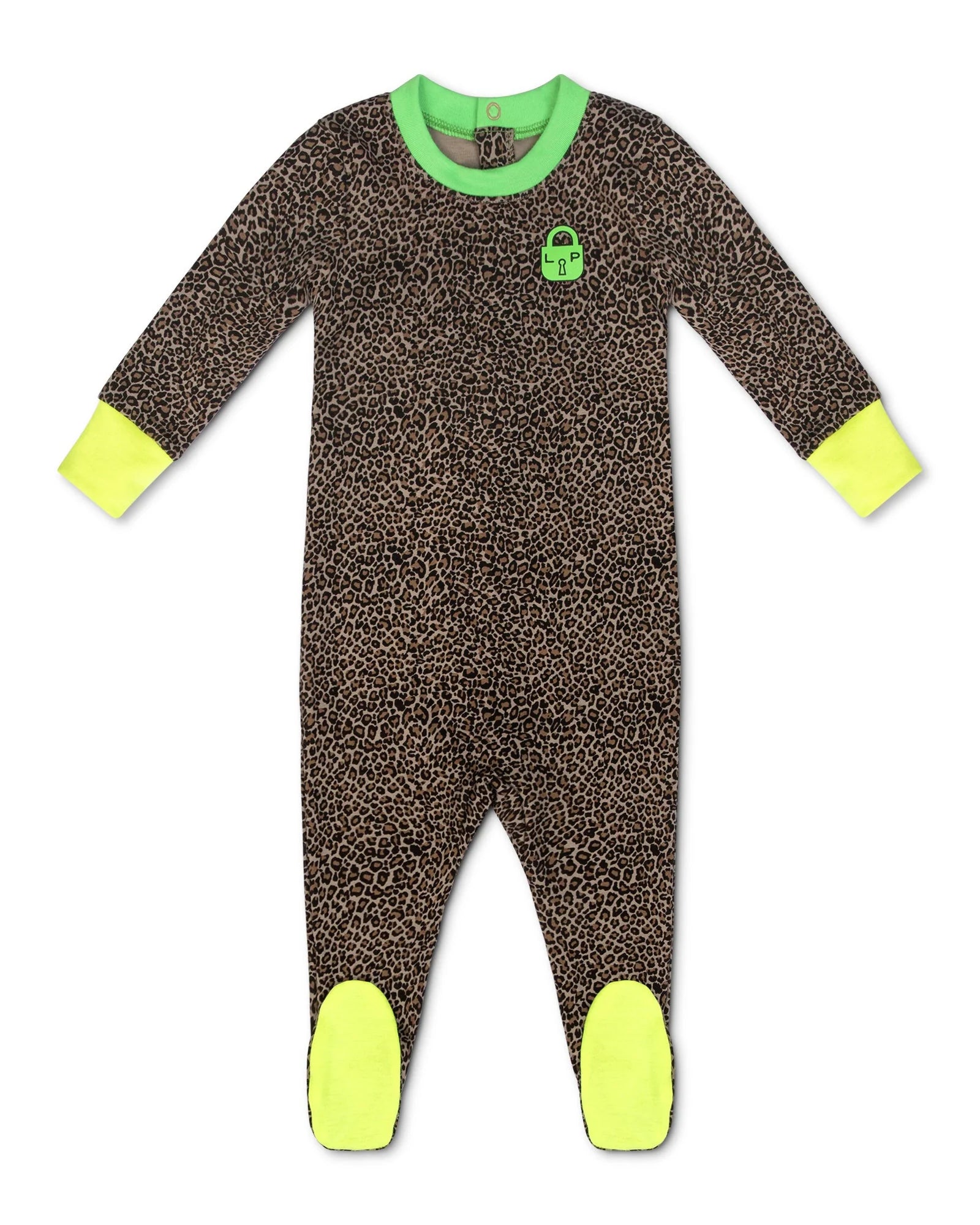 Little Parni Leopard Footie & Hat