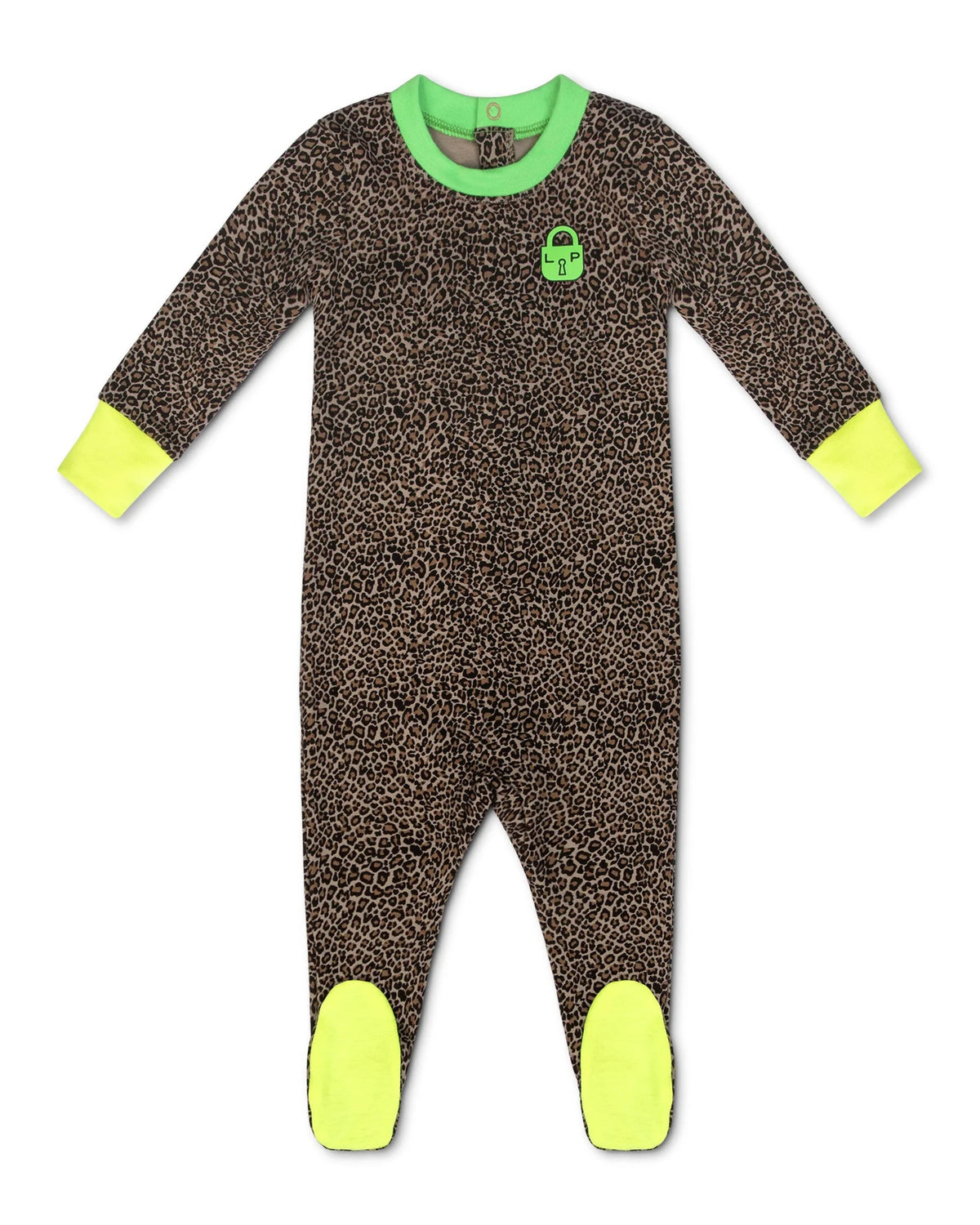 Little Parni Leopard Footie & Hat