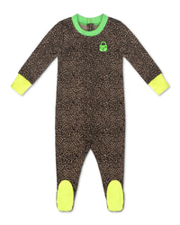 Little Parni Leopard Footie & Hat
